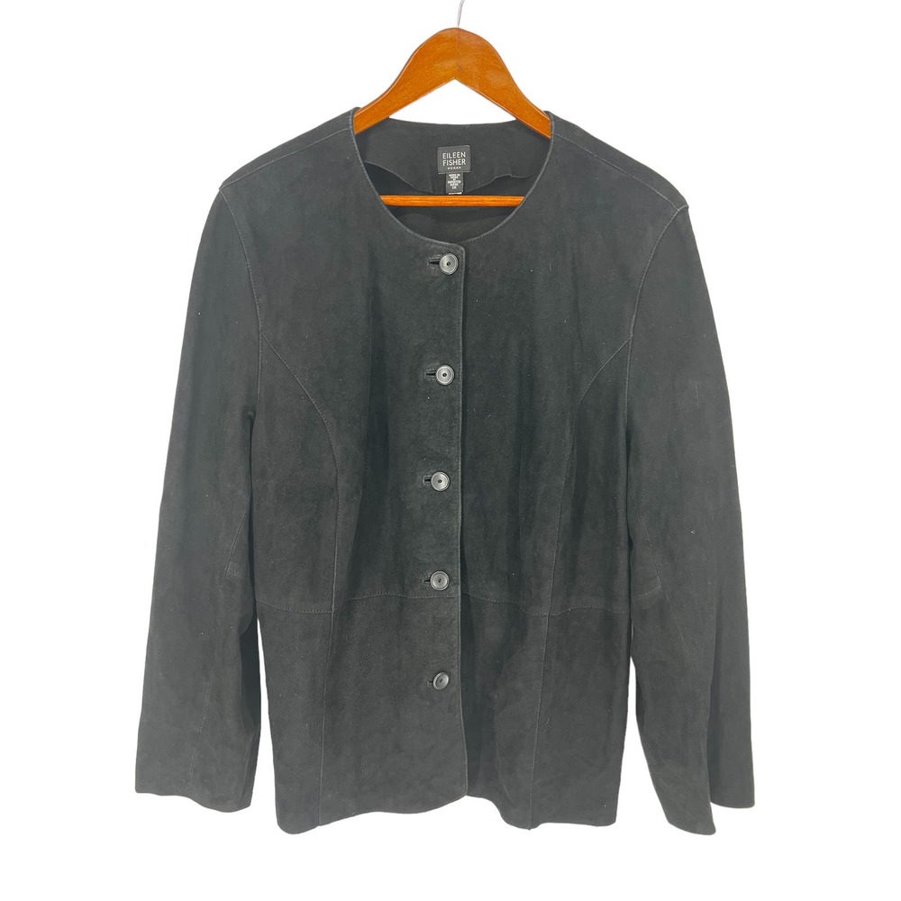 Eileen Fisher suede jacket - Picture 4 of 11